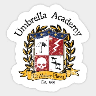 Vintage Umbrella Academy (Distressed) Sticker